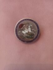Enamelled silver george for sale  WIGSTON