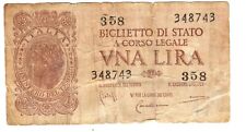 Banconota lira 1944 usato  Catania