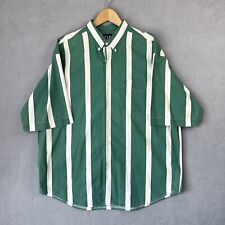 Camisa masculina vintage Gap listra grossa extra grande anos 90 clássica verde desbotada verão comprar usado  Enviando para Brazil