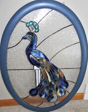 Stained glass peacock for sale  Latham