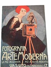 Cartolina pubblicitaria vintag usato  Firenze