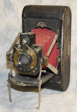 Antiguo Nº Kodak de bolsillo plegable 1A modelo C con fuelle rojo segunda mano  Embacar hacia Argentina