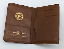 Lackawanna Anthracite F.P. Weaver Coal Co Toronto Montreal Advertising Wallet for sale  Shipping to South Africa
