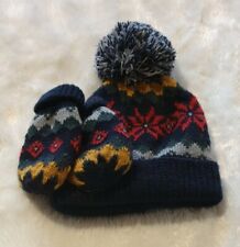 Bobble hat mittens for sale  TAMWORTH