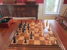 House of Staunton Collector Series ébano e buxo 4” conjunto de xadrez King e tabuleiro comprar usado  Enviando para Brazil