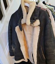 Vintage shearling aviator for sale  WORTHING