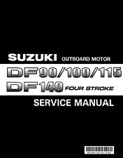 Suzuki Outboard service manual 2009 DF90, DF100, DF115 & DF140 4 Stroke for sale  Shipping to South Africa