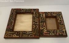 2 solid wood picture frames for sale  South San Francisco