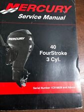 2009 & NEWER MERCURY 40 HP FOUR STROKE 3 CYLINDER SERVICE MANUAL 90-899974 (441) for sale  Shipping to South Africa