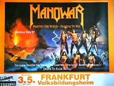 Manowar 1987 frankfurt gebraucht kaufen  Dreieich