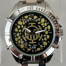 Relógio masculino Plex oficial One Piece Trafalgar Law tom prata preto importado do Japão comprar usado  Enviando para Brazil