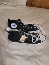 *Totalmente Nuevos Zapatos Tenis de Lona Negros Converse All Star Chuck Taylor Top Alto , usado segunda mano  Embacar hacia Argentina