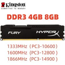 Usado, Memoria RAM de escritorio HyperX FURY DDR3 4 GB 8 GB 16 GB 32G 1333 1600 1866 DIMM 240 pines segunda mano  Embacar hacia Argentina