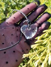 SWAROVSKI Cristal Transparente Corazón Colgante Sobre Cordón segunda mano  Embacar hacia Argentina