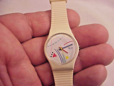 Reloj Swatch Nikolai LW116 1987 vintage usado pero bonito con correa texturizada original segunda mano  Embacar hacia Argentina