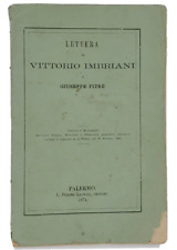Lettera vittorio imbriani usato  Napoli