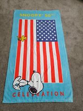 Snoopy towels 50th for sale  SCUNTHORPE