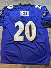 Camiseta masculina roxa Reebok On Field #20 Ed Reed costurada Baltimore Ravens tamanho 50, usado comprar usado  Enviando para Brazil