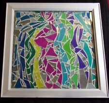 Abstract mosaic glass for sale  Henrico