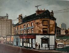 Original Painting Of Jack’s Bar Duke Street, Dennistoun Glasgow Now Demolished, used for sale  Shipping to South Africa