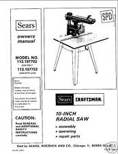 Sears craftsman radial for sale  Dayton