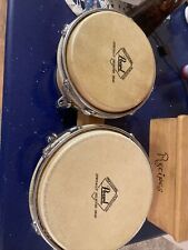 Pearl Percussion Primero Pro Hand Bongos Bongo Set With Case - Professional, used for sale  Shipping to South Africa