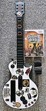 Guitar Hero Controller Nintendo Wii - White Les Paul Gibson With GH3 Game , used for sale  Shipping to South Africa