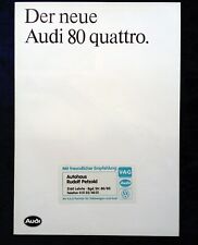 Audi quattro prospekt gebraucht kaufen  Vechta