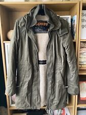 Superdry parka green for sale  MACCLESFIELD