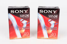 Sony VHSC tape Premium 30  X2  UNIDADES  comprar usado  Enviando para Brazil
