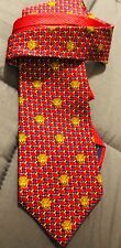 cravatta seta rossa usato  Roma