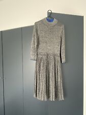 Ted Baker Sparkly / Metallic Fibre/ Silver Dress Size 1  (Aus 8) Worn Once for sale  Shipping to South Africa