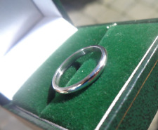 Used, Vintage PLATINUM 950 Wedding 2mms Band Ring h/m 2009 Birmingham - size J for sale  Shipping to South Africa