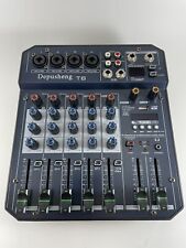 Console Depusheng T6 áudio mini mixer 6 canais interface de som DJ sem caixa comprar usado  Enviando para Brazil