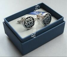 Cufflinks pewter enamel for sale  Shipping to Ireland