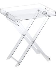 Mesa dobrável de acrílico Design Styles – mesa transparente moderna e chique. (CAIXA ABERTA) comprar usado  Enviando para Brazil