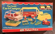 🔥 Vintage Fisher Price Little People Car and Camper Set # 992 With BOX Complete, used for sale  Shipping to South Africa