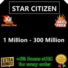 Star Citizen aUEC 1 Mil - 300 Mil 🎁+6% Bônus🎁Ver 3.22.1 Alpha UEC Créditos Rápidos, usado comprar usado  Enviando para Brazil
