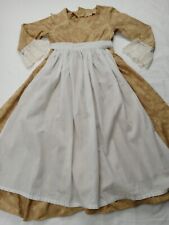 Vestido colonial vintage feminino feito à mão sino manga 3/4 2 peças 8-10 comprar usado  Enviando para Brazil
