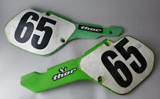 1987 KAWASAKI KX250 SIDE PANEL SET KX 250 FRAME COVER NUMBER PLATE for sale  Shipping to South Africa