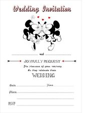 disney wedding invitations for sale  LONDON