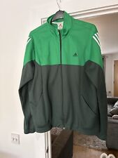 retro green adidas jacket for sale  BROUGH