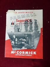 catalogue prospectus tracteur : FARMALL super FC C  tweedehands  verschepen naar Netherlands