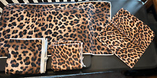 Panos de banheiro com estampa de leopardo 3 mãos e 4 30 x 15 e 12 x 12 novos sem etiquetas comprar usado  Enviando para Brazil