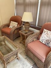 Wicker conservatory suite for sale  ILFORD