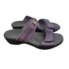 Naot Pinotage Wedge Sandals Womens Size 7-7.5 US, 38 EU Light Purple Slip On for sale  Shipping to South Africa