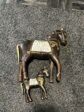 Carved wooden horse for sale  GLASGOW