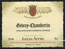 Gevrey chambertin etiquette d'occasion  Dijon