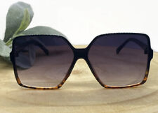 Used, Women’s Fashion Sunglasses Black-Brown Leopard/Gray for sale  Shipping to South Africa