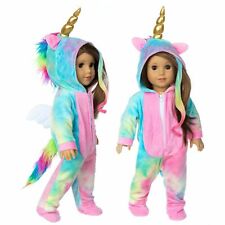 Muñeca Unicornio Monos Arco Iris Pony Alas Trajes para Muñecas American Girl 18 Pulgadas segunda mano  Embacar hacia Argentina